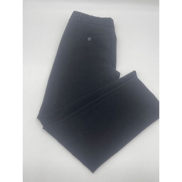 LOFT Pants for Women’s Marisa Petite Straight Sz 4 Belted Zip Up & Pockets- Blac - Picture 3 of 6